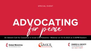 advocating for peace an advent call for ceasefire 2023