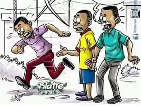 COVID-19 Nigeria cartoon