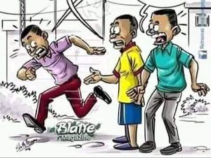 COVID-19 Nigeria cartoon