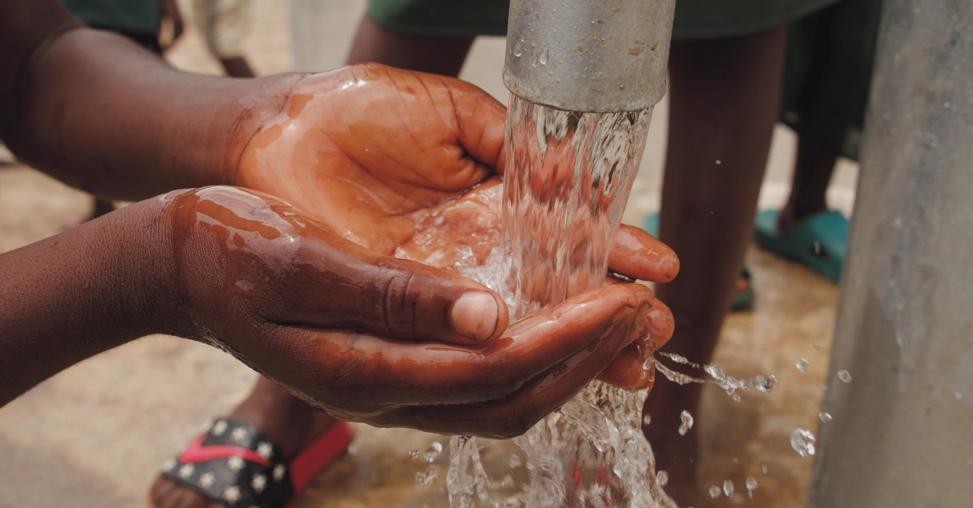 hand washing water pump