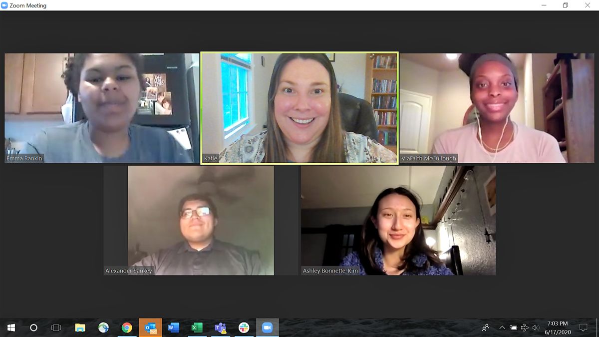 2020 EYA cohort on zoom