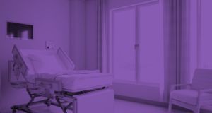 Hospital Room in Purple