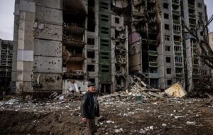 Destruction of buildings in Palestine
