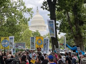 Environmental justice protest