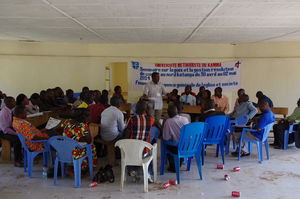 Seminar participants in Kamina, Democratic Republic of Congo
