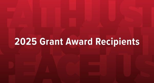 GBCS brand wall in the background with the text "2025 Grant Award Recipients"