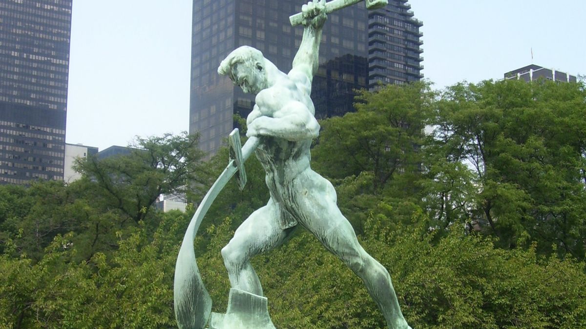 UN statue