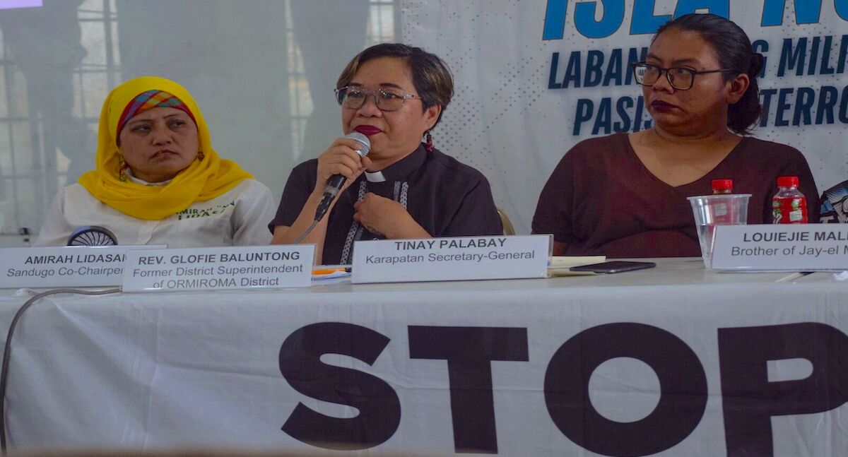 Rev. Balongong press conf