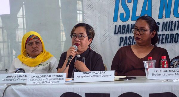 Rev. Balongong press conf