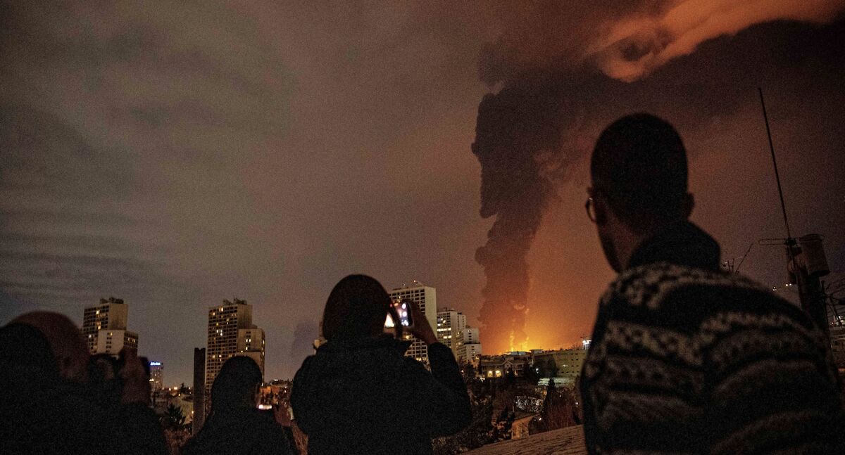 Iran war missle attack